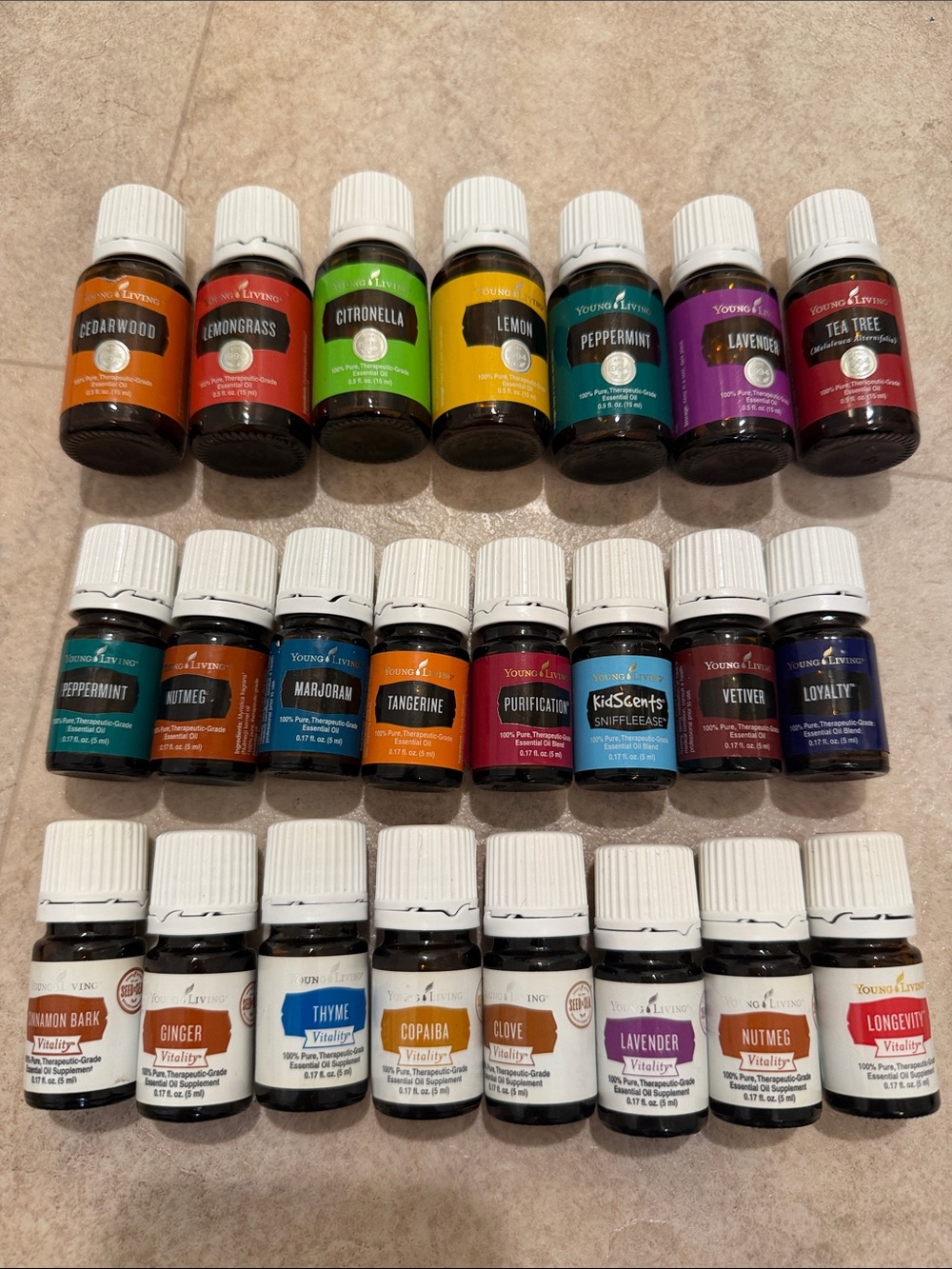 Lot of 23 Essential oils from young living - all NEW!!!